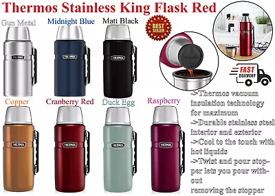 $29 • Buy New THERMOS Stainless King S/Steel Vacuum Insulated Flask 2.0 Litre Genuine