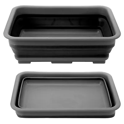 Pop Collapsible Black Basin Wash Bowl- Summit • £10.99