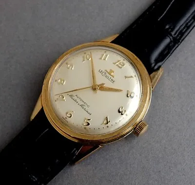 JAEGER LECOULTRE MASTER MARINER Automatic 10K Gold Filled Vintage Watch 1961 • £1175