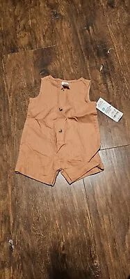 New With Tags Carter's Newborn One Piece Jumper Orange Shorts • $5