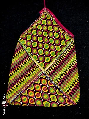 Indian Antique Ethnic Vintage Nomadic Boho Rare Kuchi Banjara Embroidery Bag 26 • $160