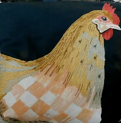 Mackenzie-child's Embroidered Chicken Pillownew • $179.50