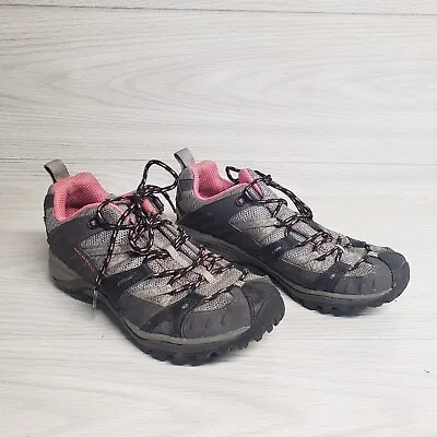 Merrell Womens J54862 Siren Sport 2 Hiking Shoes Grey/Pink Cushion Foam • $12