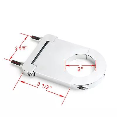 Universal Aluminum Chrome Street Rod 2 Inch Steering Column Drop Bracket 3.5  • $29.88