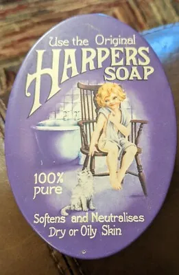 Vintage Harpers Soap Tin- Made In England • $10