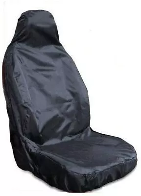 For Vauxhall Corsa B C D E - Heavy Duty Black Drivers Car Seat Cover Waterproof • $12.38