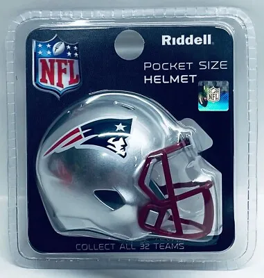 $4.99 • Buy New England Patriots Riddell Pocket Pro Helmet
