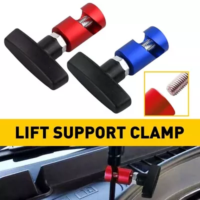 Red Car Hood Lift Support Clamp Hood Holder Strut Support Clamp Tool Aluminum • $9.49