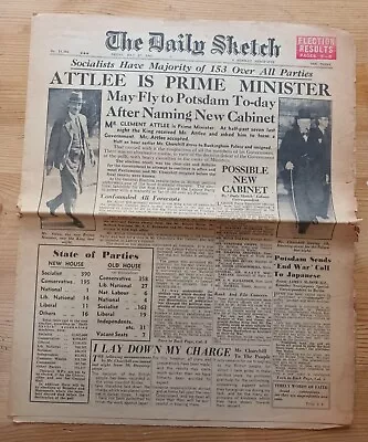 The Daily Sketch July 27th 1945 • £1.99