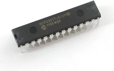 Microchip MCP23017-E/SP MCP23017 16-Bit I/O Expander (I2C) • $3.99