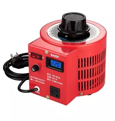 220V Regulator Adjustable 0-300V Transformer AC Voltage Regulator Power Supply • £108