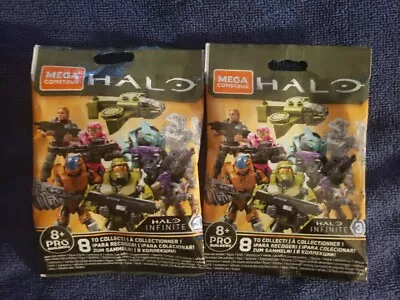 2pks-HALO INFINITE Series 3 ProBuilders Solo☆Two Packs☆Mega Construx CNC84 2020 • $30.06