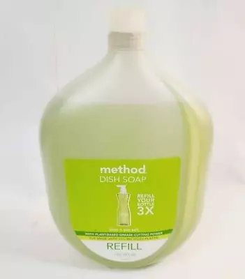 Method Dish Soap Refill Lime Sea Salt Scent Liquid 54oz - 1.59L Plant Based • $26.95