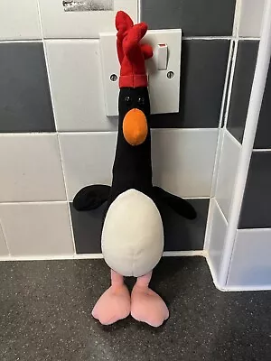 Wallace & Gromit Beanies Feathers McGraw Soft Toy  1989 • £18