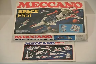 Meccano SPACE 2501 COMPLETE Great Condition BOX14 Model Manual & 260 Parts • £25.50