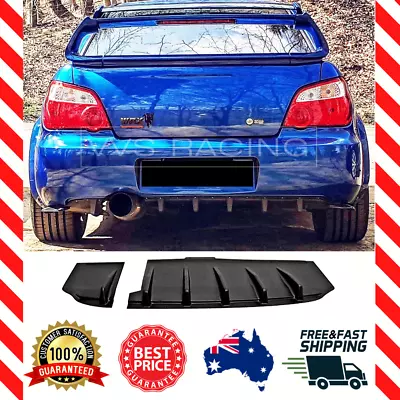 Fits SUBARU Impreza WRX STI GD - BLACK Rear Bumper Lip Diffuser Spoiler (03-07) • $299