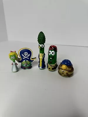 Veggie Tales 5 Figure Set Pirates Who Don't Do Anything 2007 Blue Box Toys • $27.99