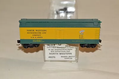 N Scale Micro-Trains Line Chicago & North Western Ry 40' Wood Reefer Car • $5.50