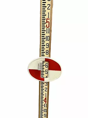 Vintage  Wooden Surveying Rod Leveling Surveyors Measuring/ Grade Rod. 10ft • $149.95