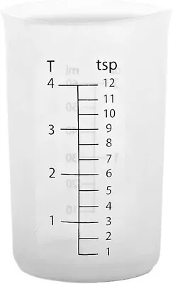 ISi North America Mini Measuring Cup Flexible Silicone 2-Ounce Clear • $10.45