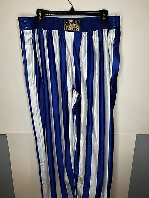 Vintage Harlem Globetrotter Warm Up Pants Basketball XL Men's Blue NWOT Conditio • $36.99