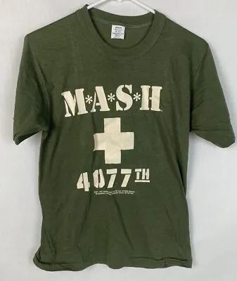 Vintage MASH T Shirt TV Show Promo 1981 Single Stitch Double Sided Fox USA 80s • $39.99