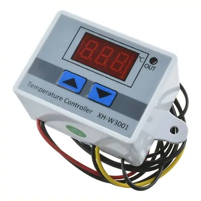 £3.78 • Buy DC 12V 10A Digital LED Temperature Controller Thermostat Control Switch Probe