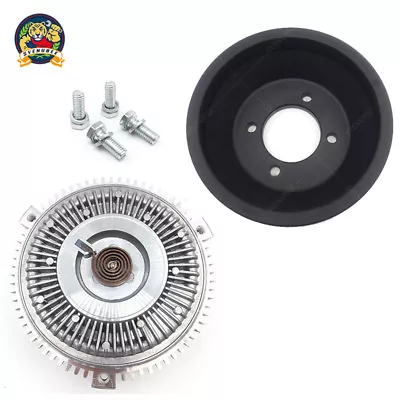 FIt BMW E34 E36 E39 E46 E53 E83 Set Of  Fan Clutch & Water Pump Pulley • $48.95
