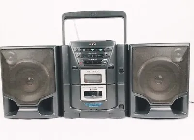 JVC PC-X101 AM/FM CD Cassette Vintage 90s Portable Boombox Active Hyper-Bass Pro • $60