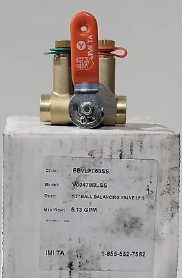 Victaulic Firelock 1/2   Brass Balancing Ball Valve Sweat • $49.99