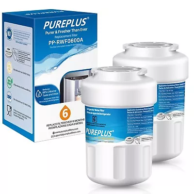 PUREPLUS Replacement For GE MWF SmartWater MWFP GWFA Fridge Water Filter 2 PACK • $23.74
