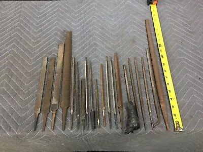 Qty 20 Vintage Machinist Files Tool USA Made - Huge Lot Of 20 Group #8 • $9.99