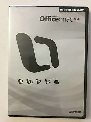 Microsoft Office: Mac 2008 Home Use Program DVD-ROM • $20