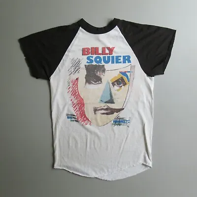 Vintage 80s Billy Squier Signs Of Life Tour T Shirt 1984 Thin 50/50 XS • $90