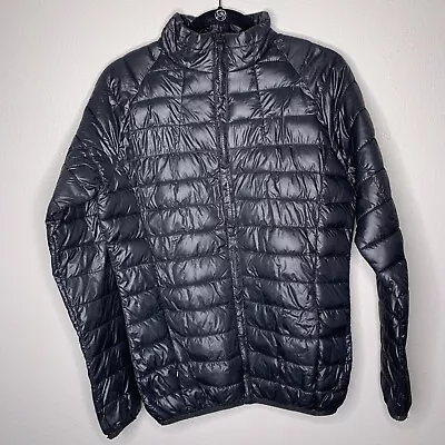 Jackson Hole Outwear Mens Medium Puffer Bubble Jacket Full Zip Up Nylon Pockets • $11.87