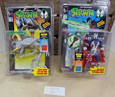 Lot Of 2 New Spawn Medieval & Violator Action Toy Figures 1994 Todd McFarlane S2 • $29.52