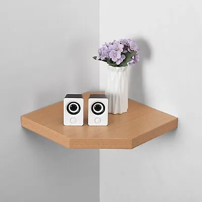 Corner Floating Wall Shelf Living Room Bedroom Decoration Shelves For Bedroom UK • £12.99