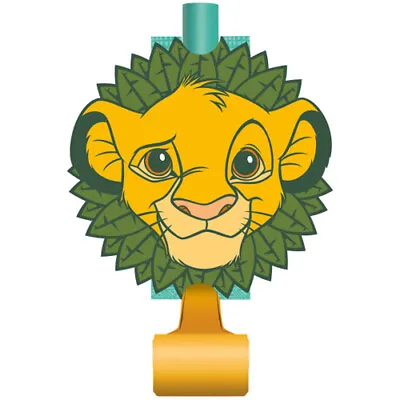 $4.29 • Buy LION KING Simba And Nala BLOWOUTS (8) ~ Birthday Party Supplies Favors Horns