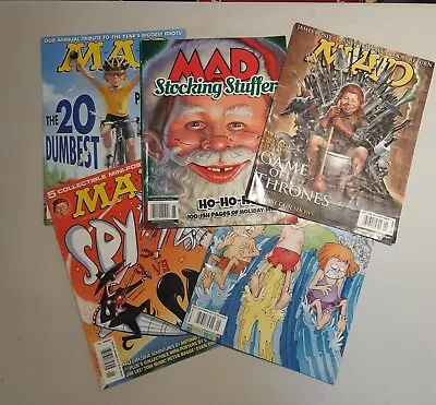 Lot Of 5 Mad Magazine Comic • $13.17