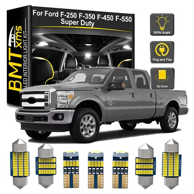 13x Interior LED Light Bulbs License Plate For Ford F-250 350 450 550 1999-2016 • $13.05