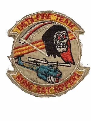 Vietnam War Patch US Navy Helicopter Detachment II Fire Team Rung Sat Rippers • $15