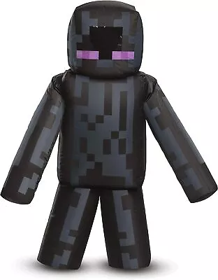 Enderman Inflatable Minecraft Mojang Game Fancy Dress Up Halloween Child Costume • $80.95