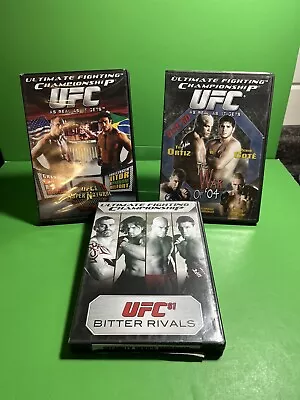 3 DVD UFC Lot War Of 04 Ufc 46 Bitter Rivals. Ultimate Fighting • $8