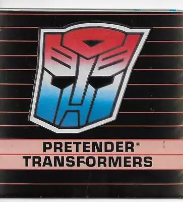 Transformers Original G1 1988 Pretenders Insert Catalog Check List • $24