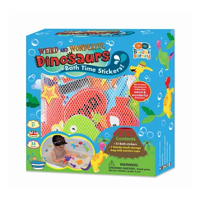 Buddy & Barney Kids/Children Bath Stickers Weird & Wonderful Dinosaurs 3y+ Toy • $24