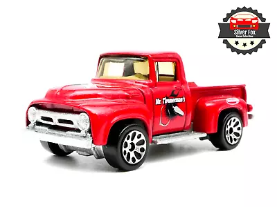 1956 Ford Pickup Mr. Timmerman's Red 1:64 Scale Collector Diorama Model Car • $23.95