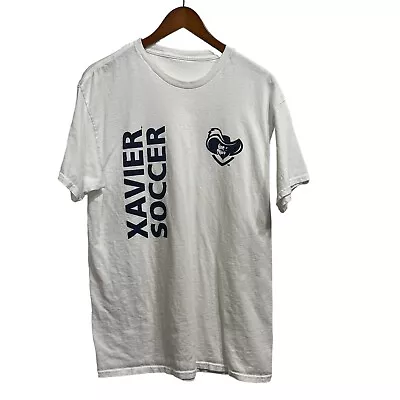 Vintage Xavier Musketeers Soccer T-Shirt Men’s Large • $8.99