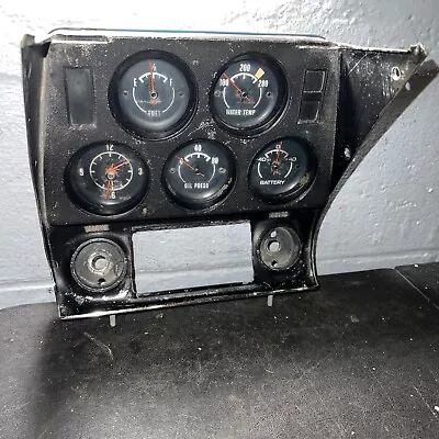 1975-1976 75 76 OEM C3 Corvette Center Console & Radio Instrument Cluster Gauges • $150