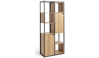 Habitat Loft Living Tall Shelving Unit - Light Oak • £179.99