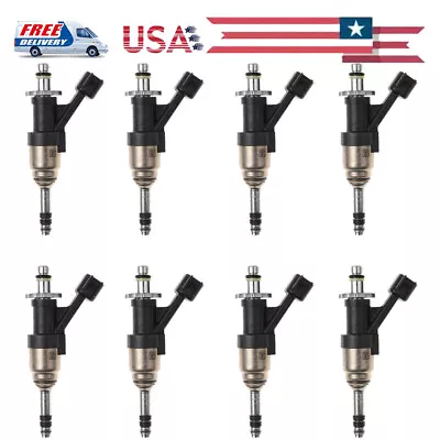 Set Of 8 GM Fuel Injectors 12668393 For 2014-2018 Cadillac Camaro SS 6.2L NEW • $132.99